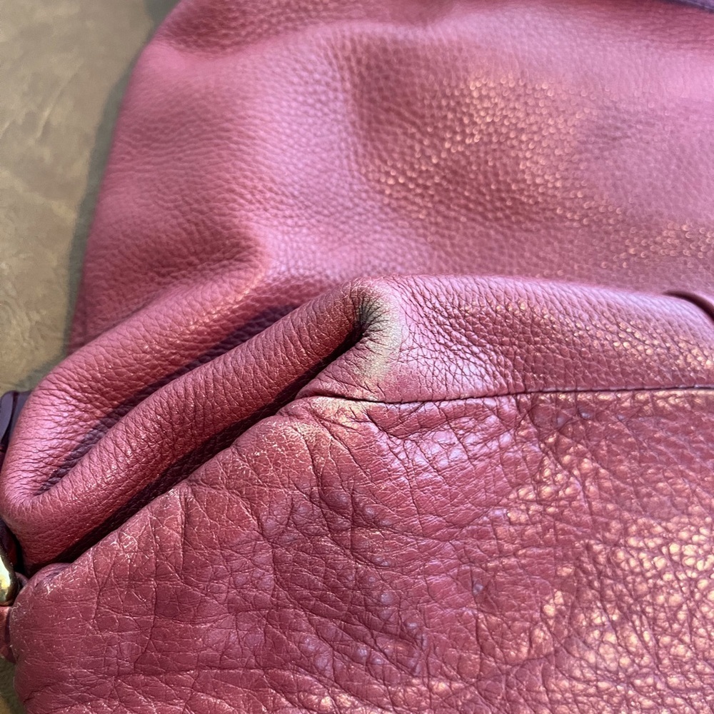Coach Pebbled Leather Hobo Shoulder Bag - Picture 9 of 15
